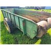 Image 6 : JD 54 manure spreader #54, PTO, V.G. floor, One owner, shedded, SN. 0054018547W.