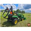 Image 6 : TRACTOR : 2018 John Deere 1025R : 4WD : Diesel 3pt Hitch : w/120R JD FEL