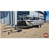 Image 1 : PONTOON BOAT & TRAILER : 2015 Princecraft Sportfisher 21 : Smarthauler Trailer : Mercury 60HP