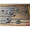 Image 3 : Tap & Die Set : Butterfield & Co : Model 117 (w/Wood Case)  (Note: Missing 2 Thread Taps)