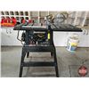 Image 2 : Table Saw w/Stand : Mastercraft 10" c/w Face Shield (Measures: 35"H x 35"W)