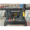 Image 7 : Table Saw w/Stand : Mastercraft 10" c/w Face Shield (Measures: 35"H x 35"W)