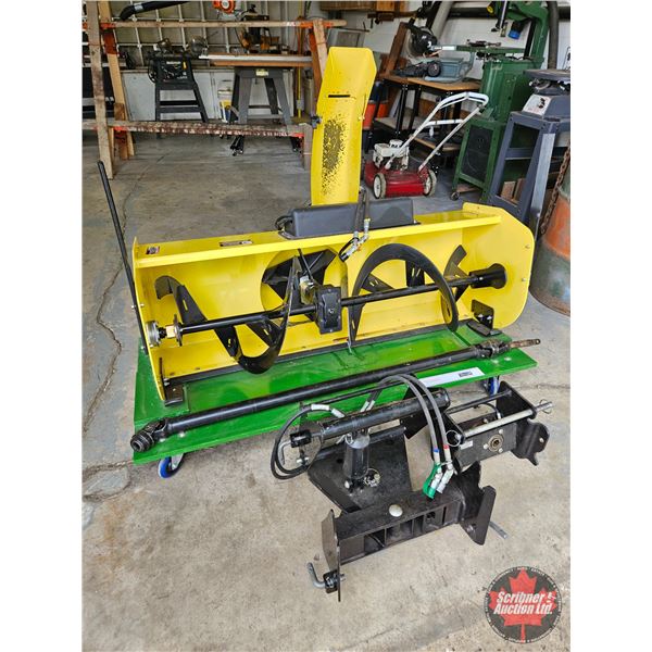 John Deere Quick Hitch Snowblower 54" : Front Mount (Fits 1025R Tractor)