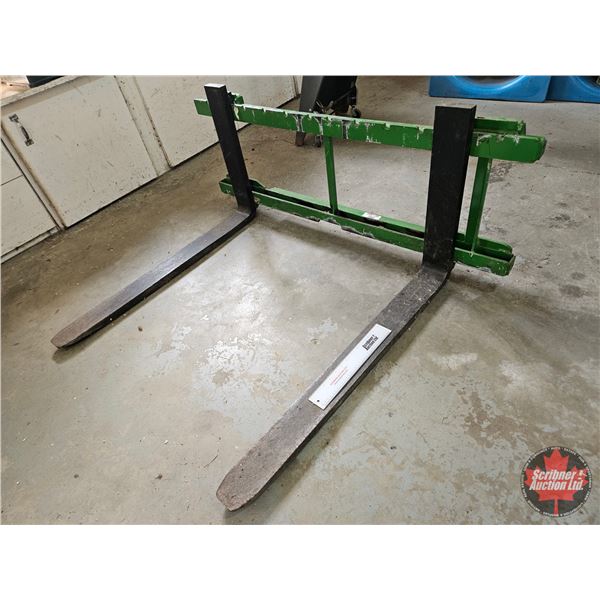3ft Pallet Forks "HLA Attachments" (Fits 1025R Tractor)