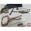 Image 3 : Welding Vice Grip Clamps, Gloves, Iron Working Tool