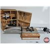 Image 3 : Wood Working Tool Combo : Router Crafter; Dove Tail Template; Wood Storage Cabinet w/contents ..