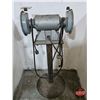 Image 5 : Rockford Electro Heavy Duty Bench Grinder : Model 80-650 : on Stand  (Wheel 6") (Total Unit Measures