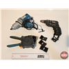 Image 1 : Tool Grouping : - Jepson 1/2" Impact Wrench - Black & Decker 3/8" Drill - Wolfcraft One Hand Frame C