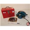 Image 1 : Makita Circ Saw w/Saw Blades & Mastercraft Tool/Carry Box