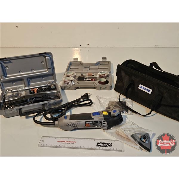 Tool Grouping : - Dremel Oscillating Knife Knife/Detail Sander - Sears Rotary Tool - Sanding Drum Se