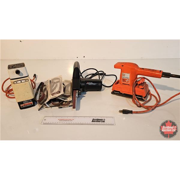 Tool Grouping : - Black & Decker Sander - Black & Decker Power File - Black & Decker Drill Bit Sharp