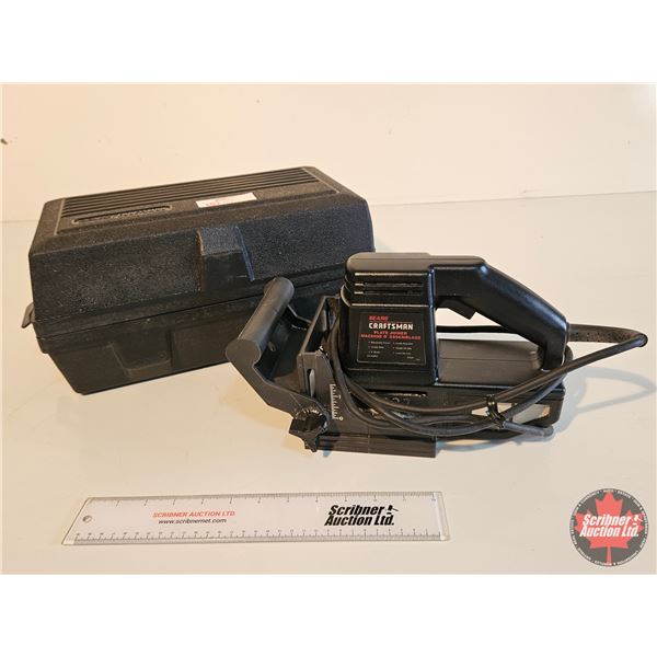 Sears Craftsman Plate Joiner Machine w/Carry Case : 4" Blade
