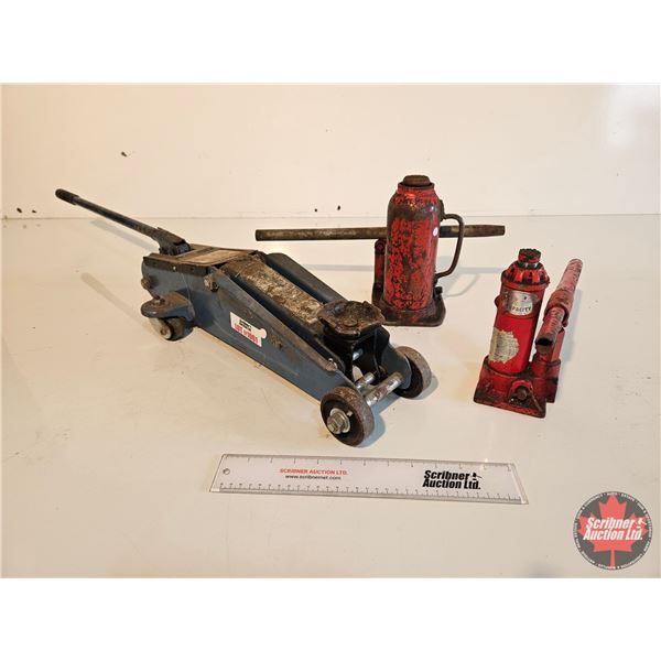 Grouping : Bottle Jacks (2) ; Floor Jack (1)