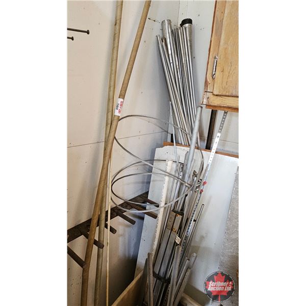 Grouping : - (3) Antenna's : 8ft Long - Aluminum Tubing from Radio/TV Antenna