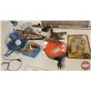 Image 2 : Variety Grouping : - 12v Fan - Angle Brackets - Tank Float - Fishing Rod & Reel - Hinges - Ext Cord 