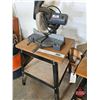 Image 1 : 10" Mitre Saw Mounted to Stand (Sears/Craftsman Professional)