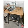Image 1 : 15" Scroll Saw Mounted to Stand (Delta)