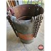 Image 1 : Barrel of Chain (4 Chains) & Variety of Hooks