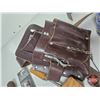 Image 5 : Grouping ~ Carpentry Tools : Tool Belt; Framing Squares; Clamps; Tin Snips; Chalk Lines; etc