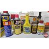 Image 2 : Variety Shop Fluids Grouping (Full / Partial Full) - WD40 - Bar's Leak - STP - Anti-Freeze - Grease 
