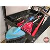 Image 3 : Mechanics Cart w/Contents! (Car Wash Brushes & Windshield Squeegee)