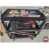 Image 5 : Mechanics Cart w/Contents! (Car Wash Brushes & Windshield Squeegee)