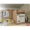 Image 5 : John Deere Supplies & Metal Cabinet Combo: - 10W30 (9 Litres Full + 2 Partial) - Air Filter - Belt -