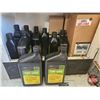 Image 8 : John Deere Supplies & Metal Cabinet Combo: - 10W30 (9 Litres Full + 2 Partial) - Air Filter - Belt -