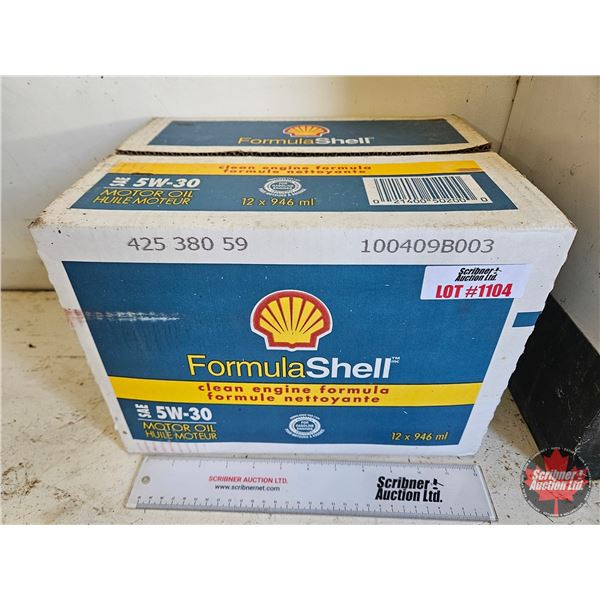 SHELL 5W-30 Oil (Unopened Case of Formula Shell) (946ml x 12)