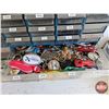 Image 11 : Large Assortment of Fasteners & Hardware + Many Counter Top Organizers