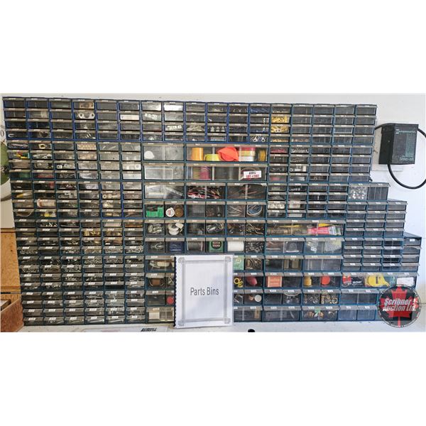 Large Assortment of Fasteners & Hardware + Many Counter Top Organizers