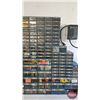 Image 4 : Large Assortment of Fasteners & Hardware + Many Counter Top Organizers