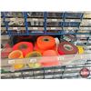 Image 8 : Large Assortment of Fasteners & Hardware + Many Counter Top Organizers