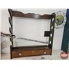 Image 1 : Combo : Gun Rack, Portable Camp Stool & Taylor Outdoor Thermometer (12"Dia)