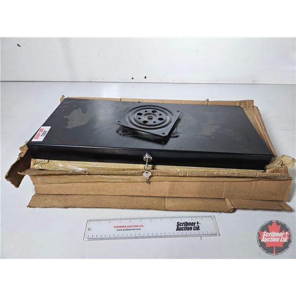 Shallow Swivel Base Boxes (3) (Metal / Lockable) (Each Measures: 2"H x 23-1/2"W x 10-1/4"D)