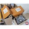 Image 2 : Grouping : Large Variety Screws, Rivets, Cabinet Hinges, Wall Anchors, etc!