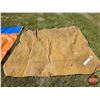 Image 2 : Tarps (2) : - (1) Canvas 80" x 67" - (1) Poly 17ft x 9-1/2ft