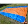 Image 3 : Tarps (2) : - (1) Canvas 80" x 67" - (1) Poly 17ft x 9-1/2ft