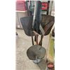 Image 3 : Long Handle Tool Combo (7) : Trench Shovel; Scoop Shovel; Spade; Potato Fork; Pick; etc
