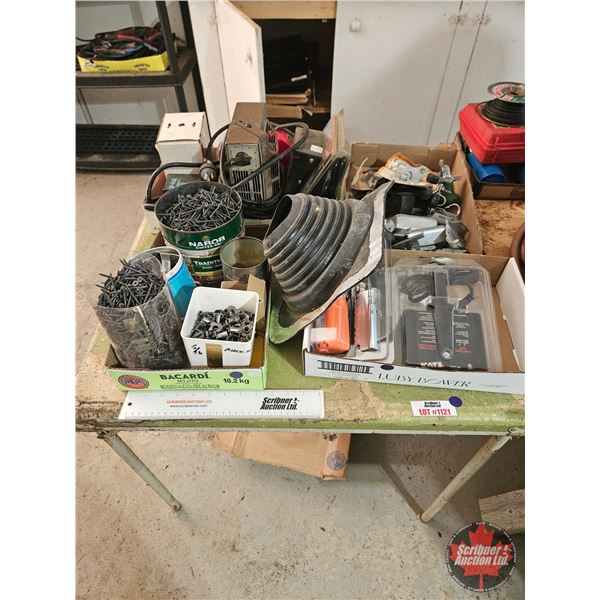 Large Variety Hardware/Shop Items/Table