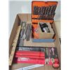 Image 3 : Combo : Variety Drill Bits, Wood Threading Kit, Carpenter Pencils, etc!