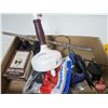 Image 5 : Variety of Hardware : Auger Drill Bit; 50ft Fish Tape; Pipe Snake; Thermostat; Cordless Screwdriver;