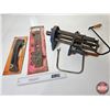 Image 1 : Combo: Coping Saws, Pruning Saw, Wood Working Vise