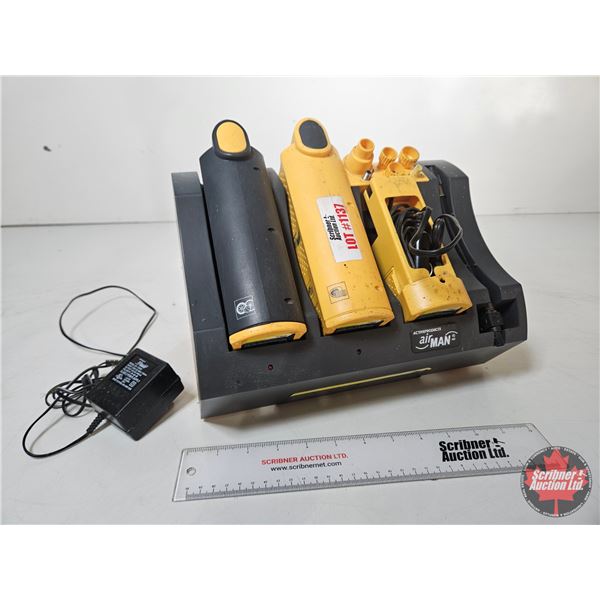 (2) Cordless Air Pumps (12v Battery Operated) - Tire Pump - Inflatable Pump