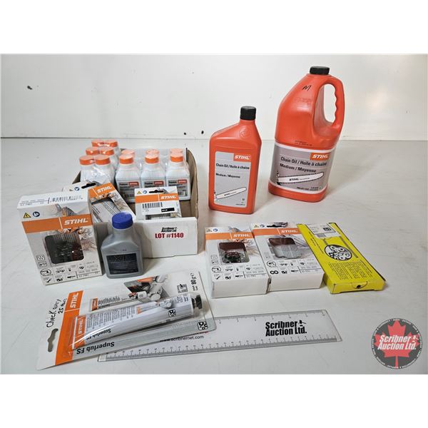 Chainsaw Supplies : STIHL  - Chain Oil  - Two-Stoke Oil - Chain - etc!