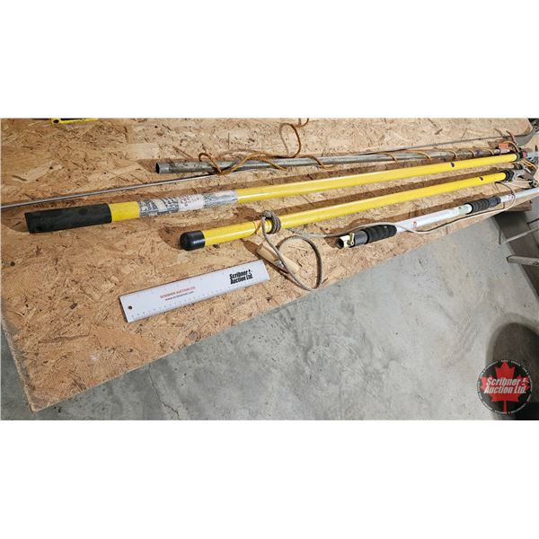 Yard Grouping : Telescoping Gutter Cleaner; Telescoping Tree Pruners (2); Ext Pole & Aerial