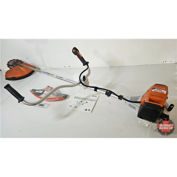 STIHL Trimmer (Gas Powered) : FS91 c/w Extra Metal Cutting Kit