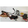Image 1 : Husqvarna Weed Trimmer (Gas Powered) : 125R  c/w Face Shield, Harness, Leather Gloves