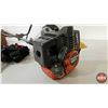 Image 2 : Husqvarna Weed Trimmer (Gas Powered) : 125R  c/w Face Shield, Harness, Leather Gloves