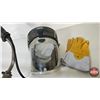 Image 3 : Husqvarna Weed Trimmer (Gas Powered) : 125R  c/w Face Shield, Harness, Leather Gloves